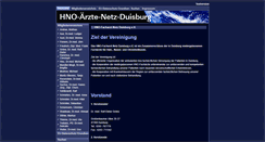 Desktop Screenshot of hno-aerzte-duisburg.de