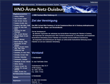 Tablet Screenshot of hno-aerzte-duisburg.de
